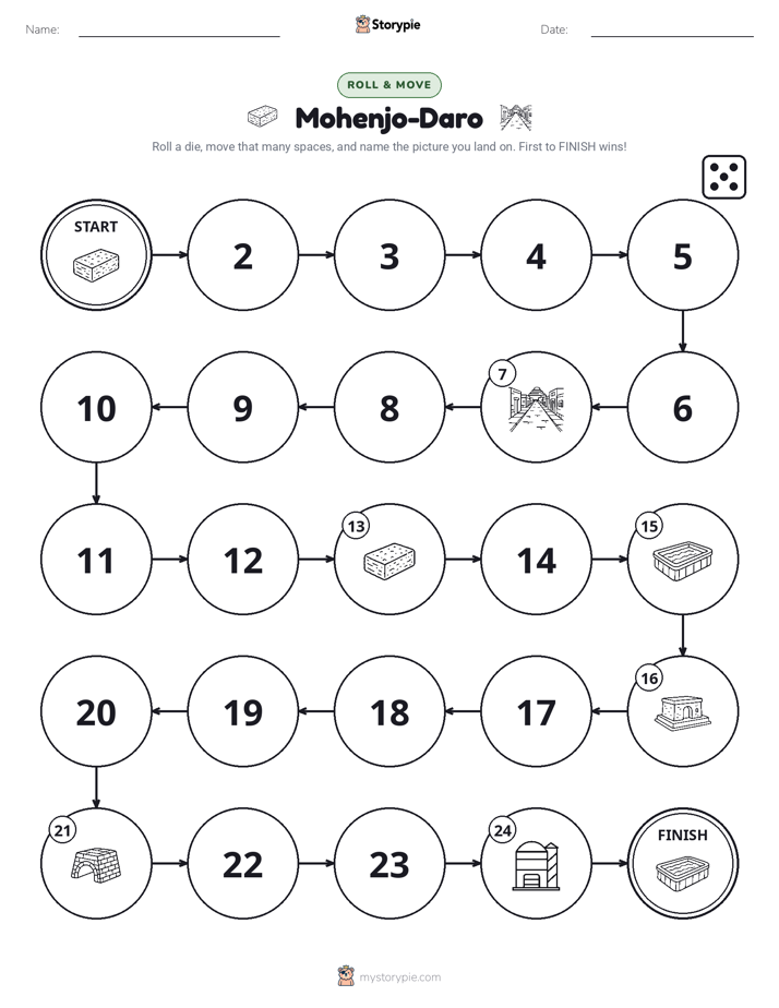 Roll & Move Game