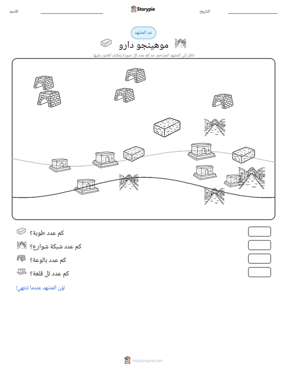 مشهد العد