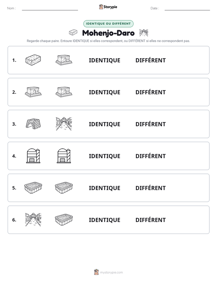 Identique ou Différent