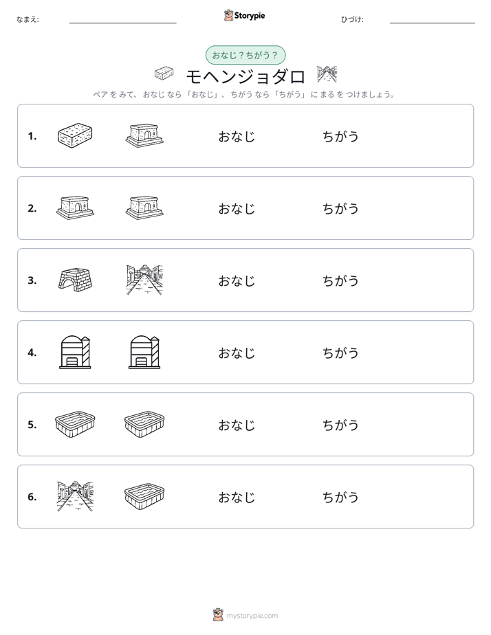 同じか違うか