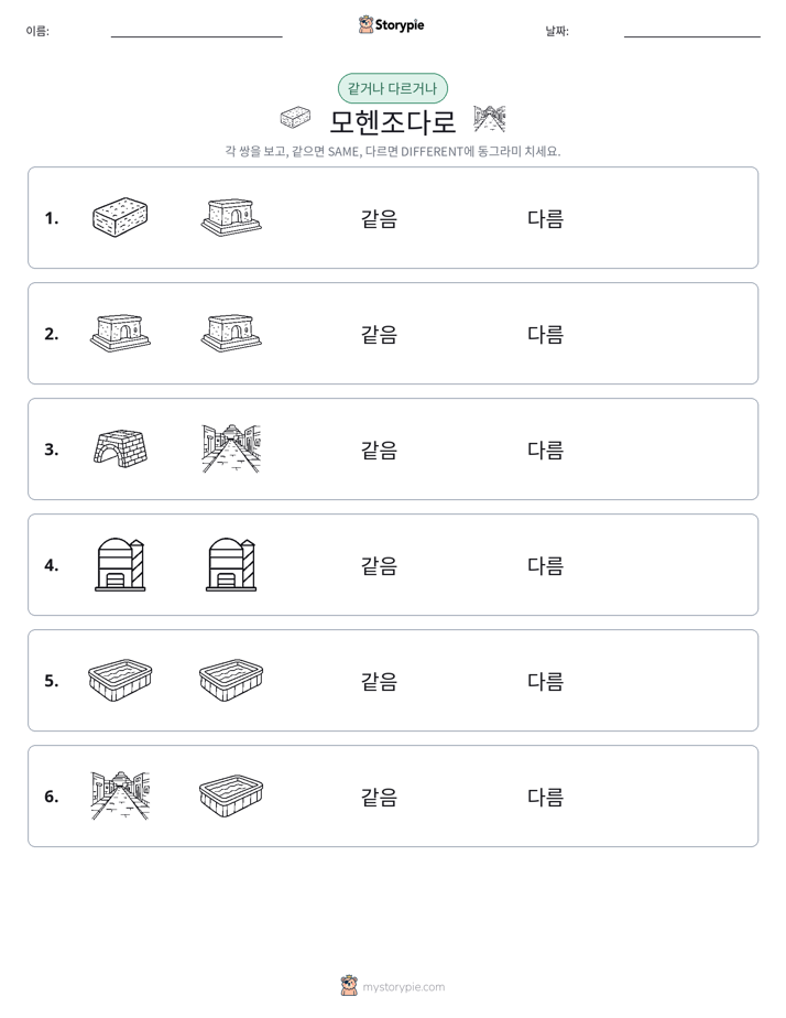 같은 것 또는 다른 것