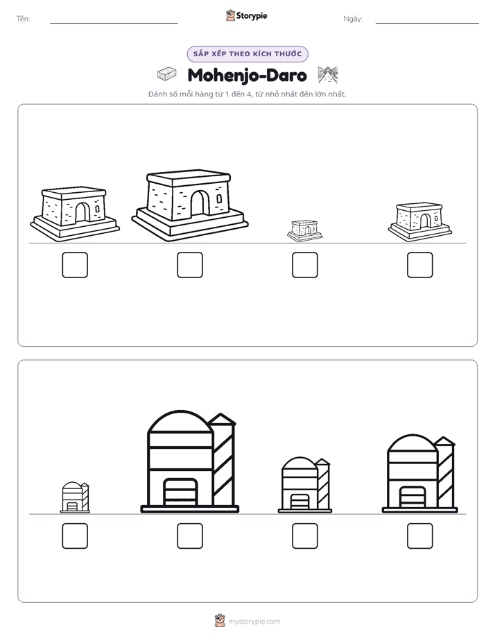Thứ Tự Kích Thước