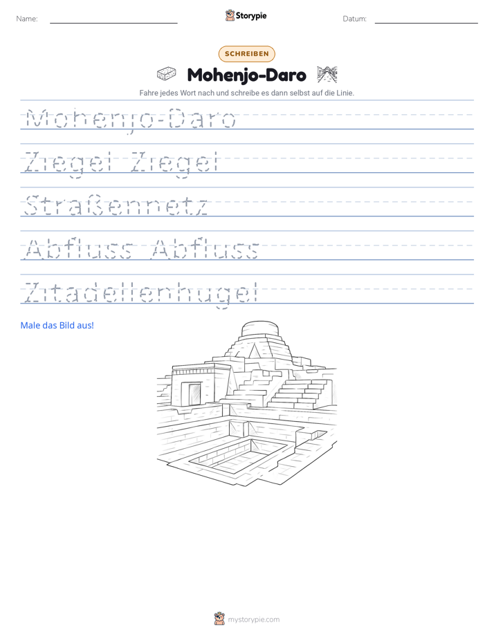 Schreibübung