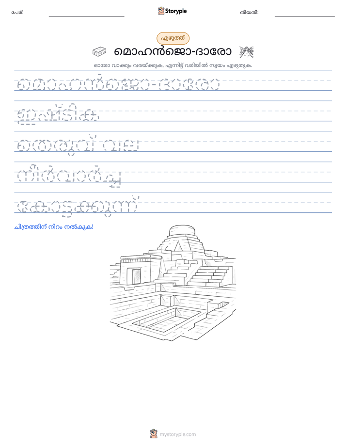 എഴുത്ത് പരിശീലനം