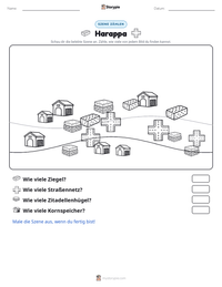 Harappa druckbare Arbeitsblatt Vorschau