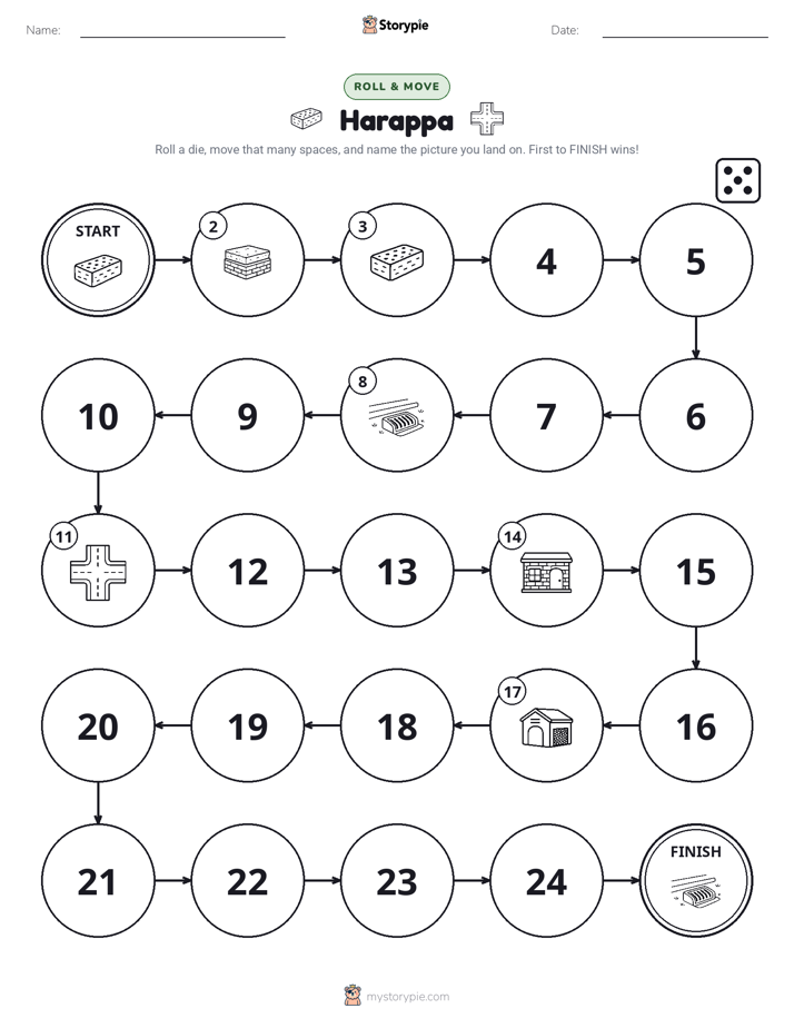Roll & Move Game