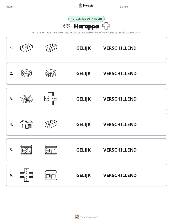 Zelfde of Verschillend