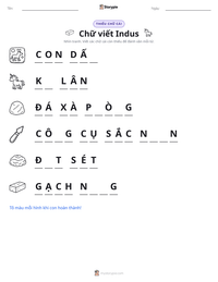 Xem trước tài liệu in sẵn Chữ viết Indus