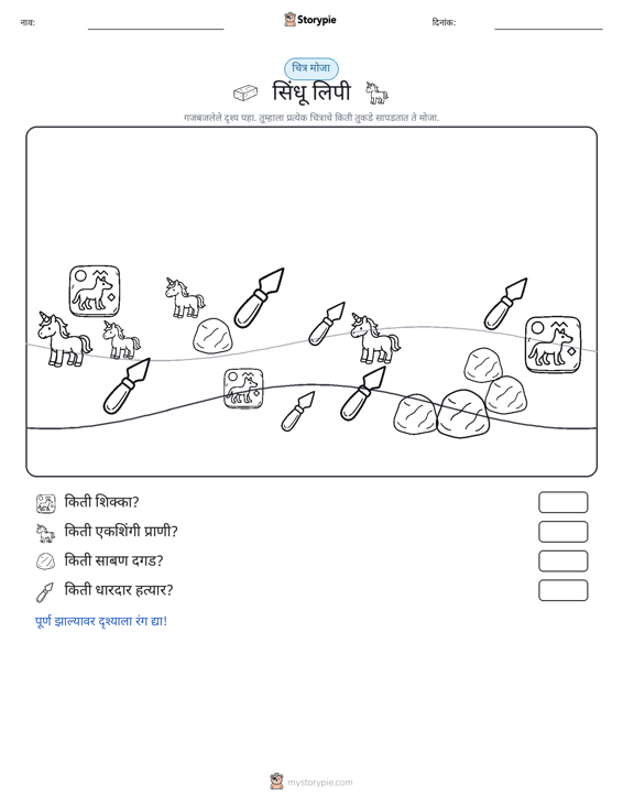 गणना दृश्य