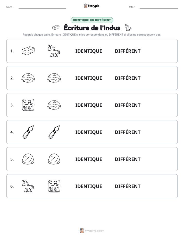 Identique ou Différent