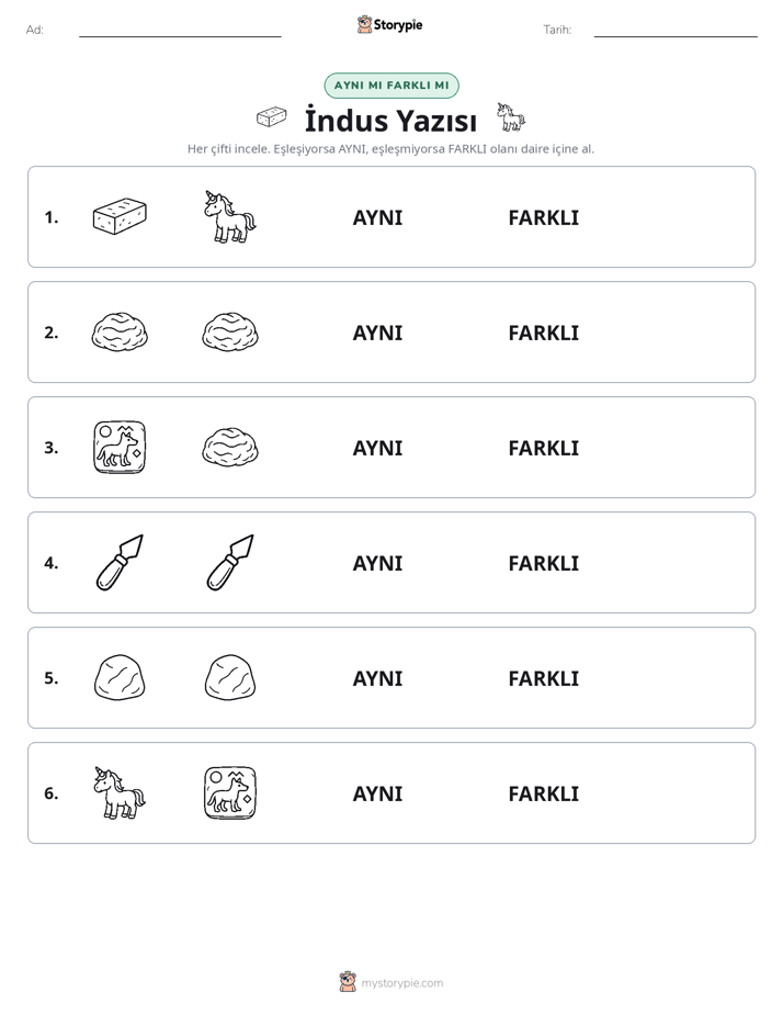 Aynı mı Farklı mı