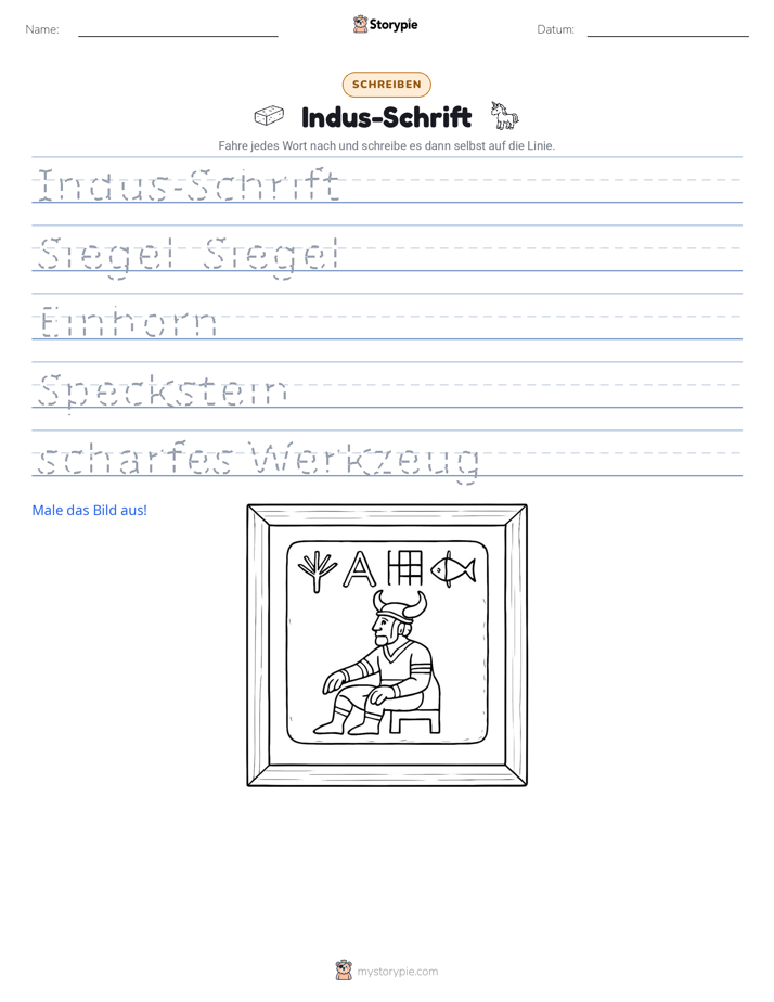 Schreibübung