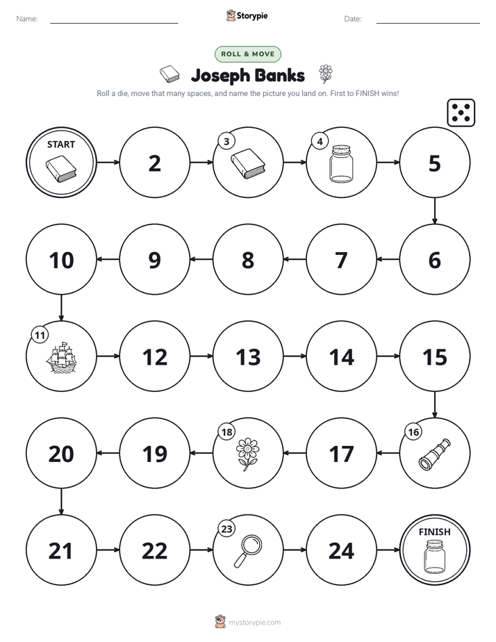 Roll & Move Game