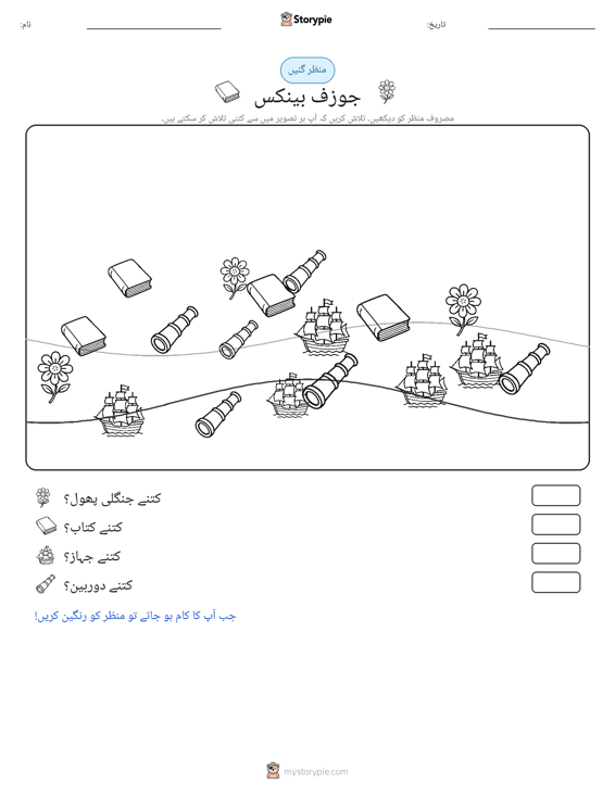 گنتی کا منظر