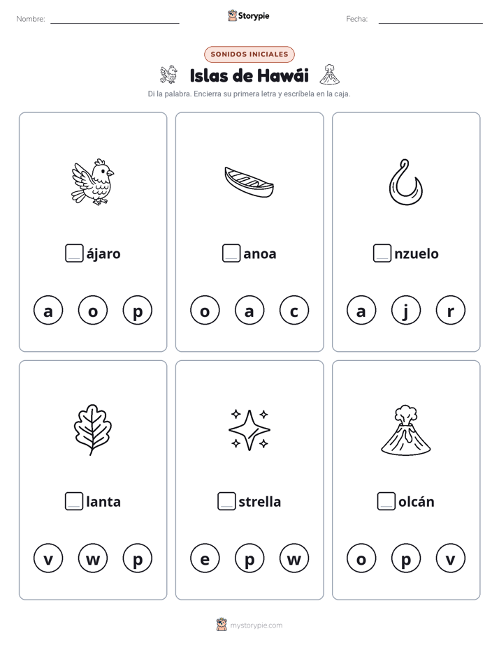 Sonidos Iniciales