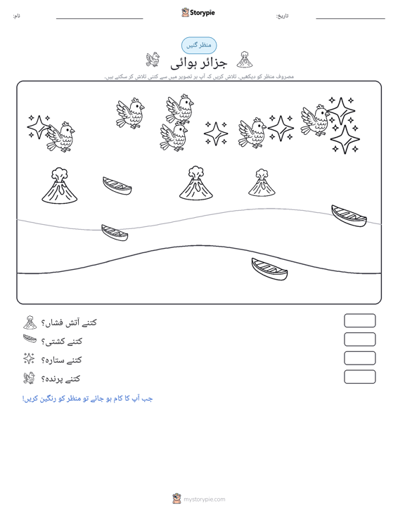 گنتی کا منظر