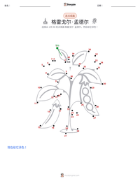 格雷戈尔·孟德尔 可打印工作表预览