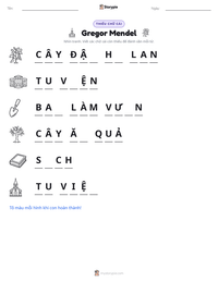 Xem trước tài liệu in sẵn Gregor Mendel