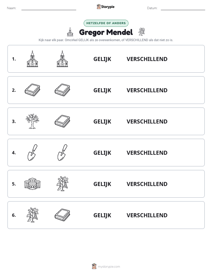 Zelfde of Verschillend