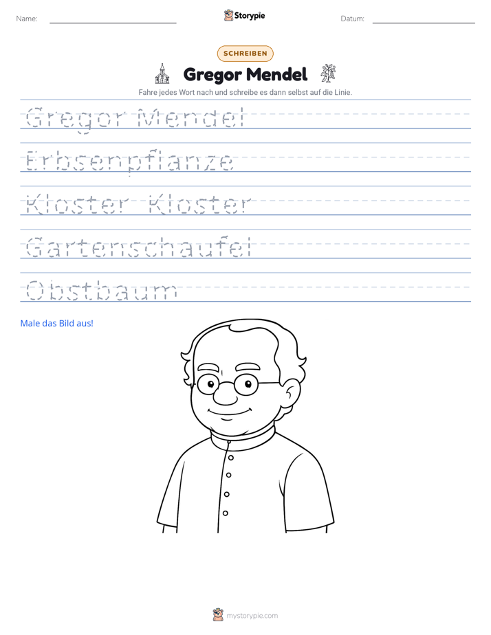 Schreibübung