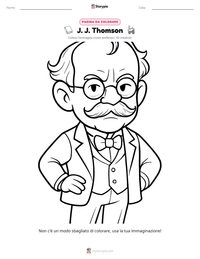 Anteprima della scheda stampabile di J. J. Thomson
