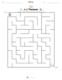 J. J. Thomson printable worksheet preview