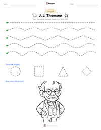 J. J. Thomson printable worksheet preview