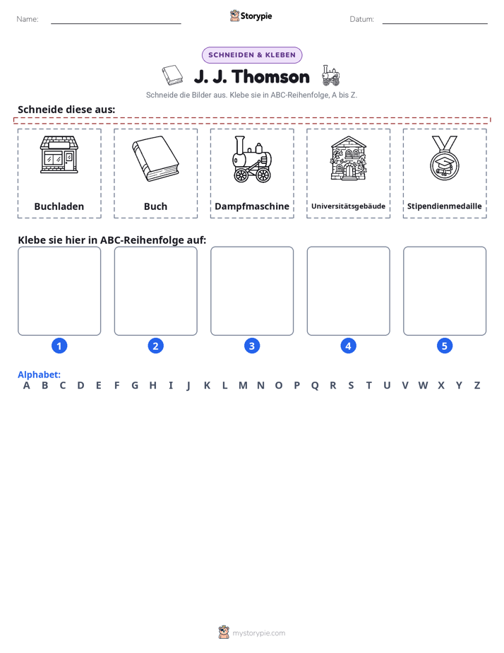 Schneiden & Einfügen Alphabet