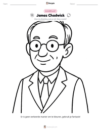 James Chadwick afdrukbare werkblad voorbeeld