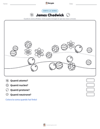 Anteprima della scheda stampabile di James Chadwick