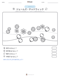 ジェームズ・チャドウィック の印刷可能ワークシートプレビュー