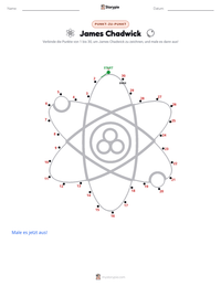 James Chadwick druckbare Arbeitsblatt Vorschau