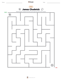 James Chadwick printable worksheet preview