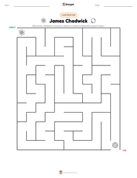 Aperçu de la feuille de travail imprimable James Chadwick