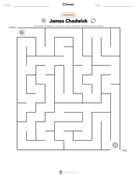Anteprima della scheda stampabile di James Chadwick