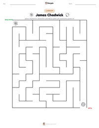 James Chadwick yazdırılabilir çalışma sayfası önizlemesi