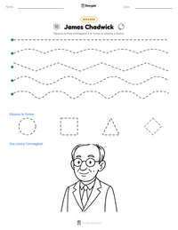 Anteprima della scheda stampabile di James Chadwick