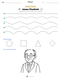 Podgląd drukowalnego arkusza ćwiczeń James Chadwick