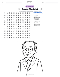 James Chadwick yazdırılabilir çalışma sayfası önizlemesi