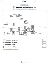 Harlem Renaissance printable worksheet preview