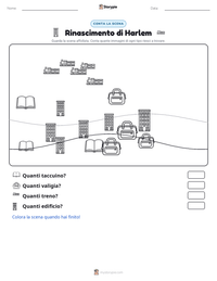 Anteprima della scheda stampabile di Rinascimento di Harlem