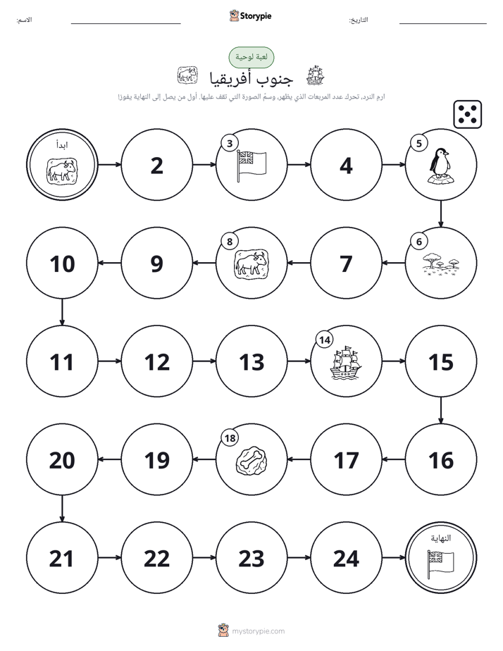 لعبة لف و تحرك