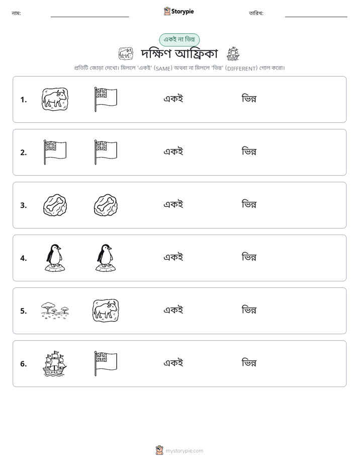 একই বা ভিন্ন
