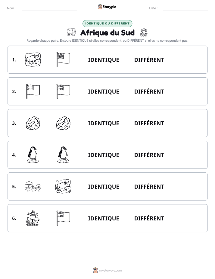 Identique ou Différent
