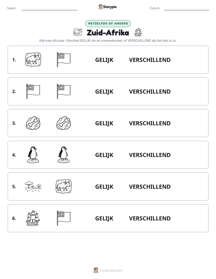Zelfde of Verschillend