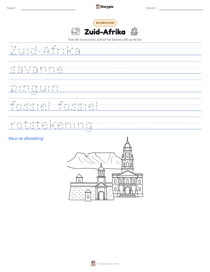 Schrijf Oefening