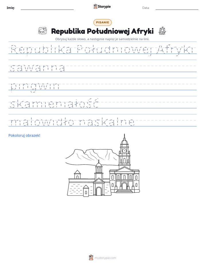 Ćwiczenie Pisania