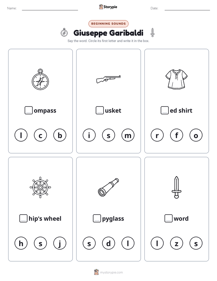 Beginning Sounds