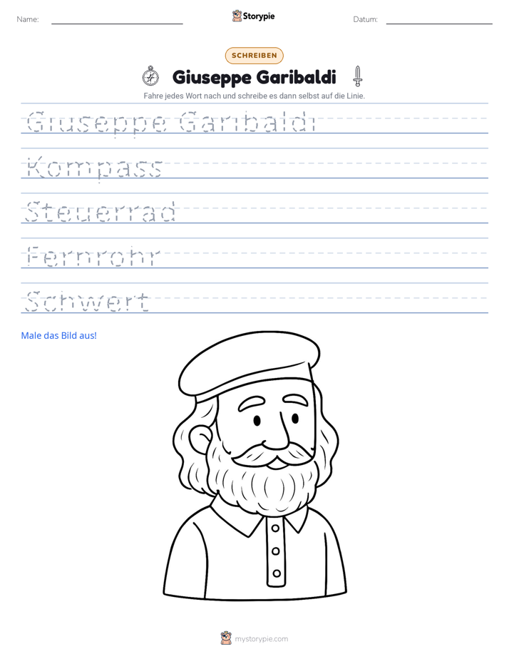Schreibübung