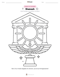 Anteprima della scheda stampabile di Shamash